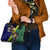 Manu'a Island and American Samoa Shoulder Handbag Rooster and Eagle Mascot
