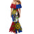 Philippines Lapu-Lapu Family Matching Mermaid Dress and Hawaiian Shirt Filipino Sun Tattoo With Yakan Pattern