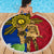 Philippines Lapu Lapu King Jasmine Flowers Beach Blanket Filipino Sun Tattoo