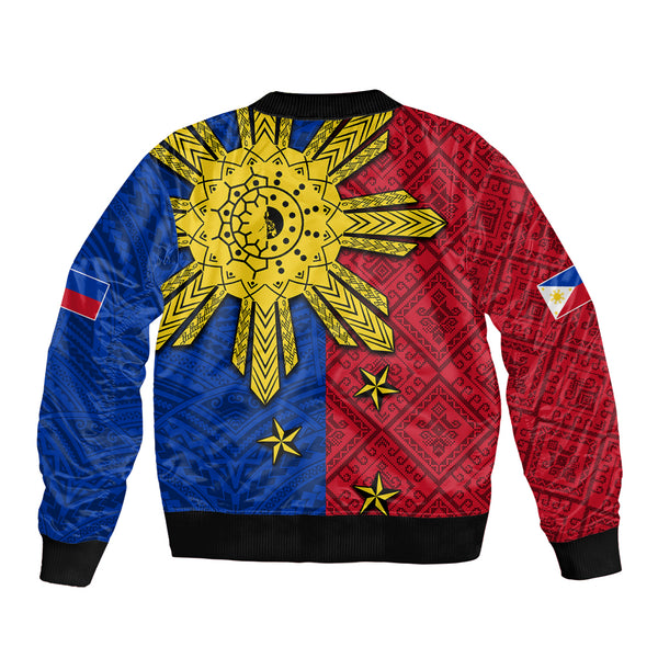 Polynesian Pride Guam Baseball Jacket With Polynesian Tribal Tattoo and Coat of Arms Gold Version LT9