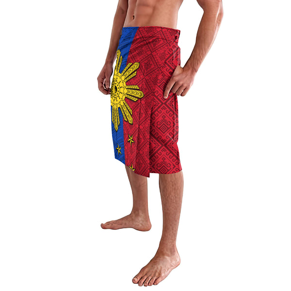 Philippines Sun Batok Tattoo Lavalava Polynesian and Yakan Pattern LT03