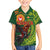 Proud of Manu'a Islands Family Matching Summer Maxi Dress and Hawaiian Shirt Rooster and Polynesian Art Wing Style