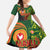 Proud of Manu'a Islands Family Matching Tank Maxi Dress and Hawaiian Shirt Rooster and Polynesian Art Wing Style