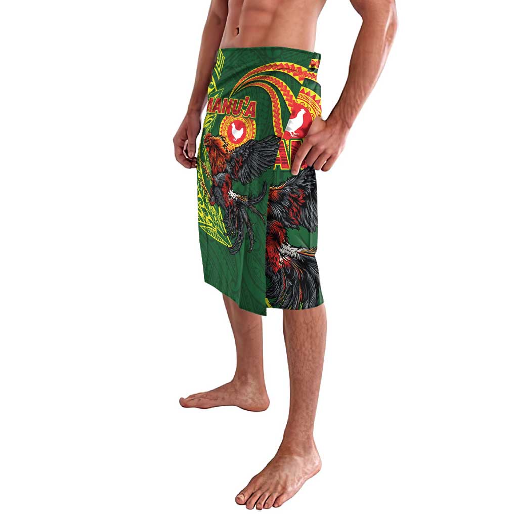 Proud of Manu'a Islands Lavalava Rooster and Polynesian Art Wing Style