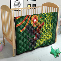 Proud of Manu'a Islands Quilt Rooster and Polynesian Art Wing Style