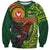 Proud of Manu'a Islands Sweatshirt Rooster and Polynesian Art Wing Style