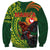 Proud of Manu'a Islands Sweatshirt Rooster and Polynesian Art Wing Style
