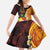 Tonga Culture Family Matching Puletasi and Hawaiian Shirt Ngatu Pattern with Plumeria and Hibiscus