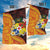 Tonga Culture Garden Flag Ngatu Pattern with Plumeria and Hibiscus