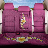 Polynesian Hibiscus and Plumeria with Tapa Pattern Back Car Seat Cover Pink Color LT03 One Size Pink - Polynesian Pride
