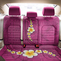 Polynesian Hibiscus and Plumeria with Tapa Pattern Back Car Seat Cover Pink Color LT03 - Polynesian Pride
