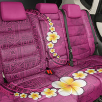 Polynesian Hibiscus and Plumeria with Tapa Pattern Back Car Seat Cover Pink Color LT03 - Polynesian Pride