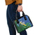 Solomon Islands Polynesian Tribal Shark and Crocodile Shoulder Handbag