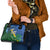 Solomon Islands Polynesian Tribal Shark and Crocodile Shoulder Handbag