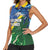 Solomon Islands Polynesian Tribal Shark and Crocodile Women Sleeveless Polo Shirt
