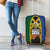 Solomon Islands Remembrance Day Luggage Cover Lest We Forget and Polynesian Tattoo Pattern