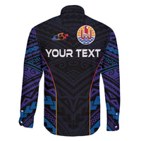 Personalised Tahiti Triathlon Polynesian Pattern Family Matching Tank Maxi Dress and Hawaiian Shirt