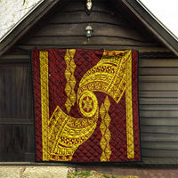 Tonga High School Quilt Traditional Ngatu and Polynesian Pattern LT03 - Polynesian Pride