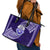 Tonga Tupou High School Leather Tote Bag Traditional Ngatu and Polynesian Pattern LT03 - Polynesian Pride