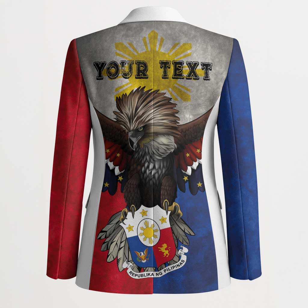 Custom Philippines World Champion Boxing Blazer Eagle-Grunge Design - Polynesian Pride