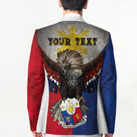 Custom Philippines World Champion Boxing Blazer Eagle-Grunge Design - Polynesian Pride