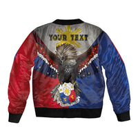 Custom Philippines World Champion Boxing Bomber Jacket Eagle-Grunge Design - Polynesian Pride