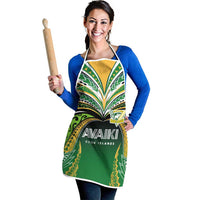 Cook Islands Rugby League Apron Avaiki Tatau Tribal Motifs Black Color - Polynesian Pride