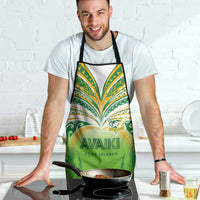 Cook Islands Rugby League Apron Avaiki Tatau Tribal Motifs White Color - Polynesian Pride