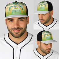 Cook Islands Rugby League Baseball Net Cap Avaiki Tatau Tribal Motifs White Color - Polynesian Pride