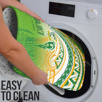 Cook Islands Rugby League Bathroom Set Avaiki Tatau Tribal Motifs White Color - Polynesian Pride