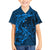Polynesian Dolphin Valentine Day Family Matching Puletasi and Hawaiian Shirt Hibiscus and Tribal Tattoo Blue Style LT03 Son's Shirt Blue - Polynesian Pride