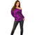 Polynesian Dolphin Valentine Day Off Shoulder Sweater Hibiscus and Tribal Tattoo Pink Style LT03 - Polynesian Pride
