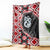 Red Taniko Motif Aotearoa Manaia and Silver Fern Blanket