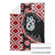 Red Taniko Motif Aotearoa Manaia and Silver Fern Blanket
