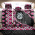 Pink Taniko Motif Aotearoa Manaia and Silver Fern Back Car Seat Cover