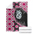 Pink Taniko Motif Aotearoa Manaia and Silver Fern Blanket