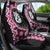 Pink Taniko Motif Aotearoa Manaia and Silver Fern Car Seat Cover