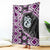 Purple Taniko Motif Aotearoa Manaia and Silver Fern Blanket