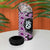 Purple Taniko Motif Aotearoa Manaia and Silver Fern 4 in 1 Can Cooler Tumbler