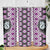 Purple Taniko Motif Aotearoa Manaia and Silver Fern Skinny Tumbler