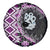 Purple Taniko Motif Aotearoa Manaia and Silver Fern Spare Tire Cover