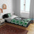 Green Taniko Motif Aotearoa Manaia and Silver Fern Bedding Set