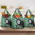 Green Taniko Motif Aotearoa Manaia and Silver Fern Grocery Bag