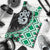 Green Taniko Motif Aotearoa Manaia and Silver Fern Men Tank Top