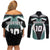 Custom New Zealand Bicycle 2025 Couples Matching Off Shoulder Short Dress and Long Sleeve Button Shirt