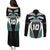 Custom New Zealand Bicycle 2025 Couples Matching Puletasi and Long Sleeve Button Shirt