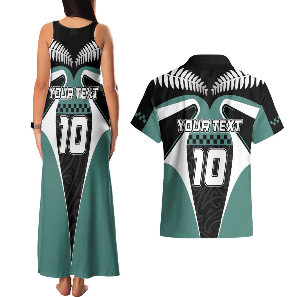 Custom New Zealand Bicycle 2025 Couples Matching Tank Maxi Dress and Hawaiian Shirt