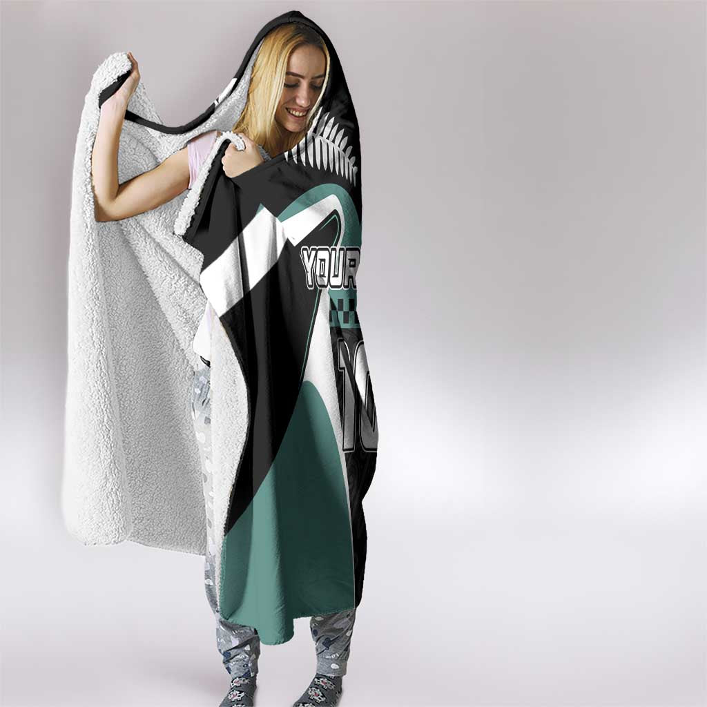 Custom New Zealand Bicycle 2025 Hooded Blanket