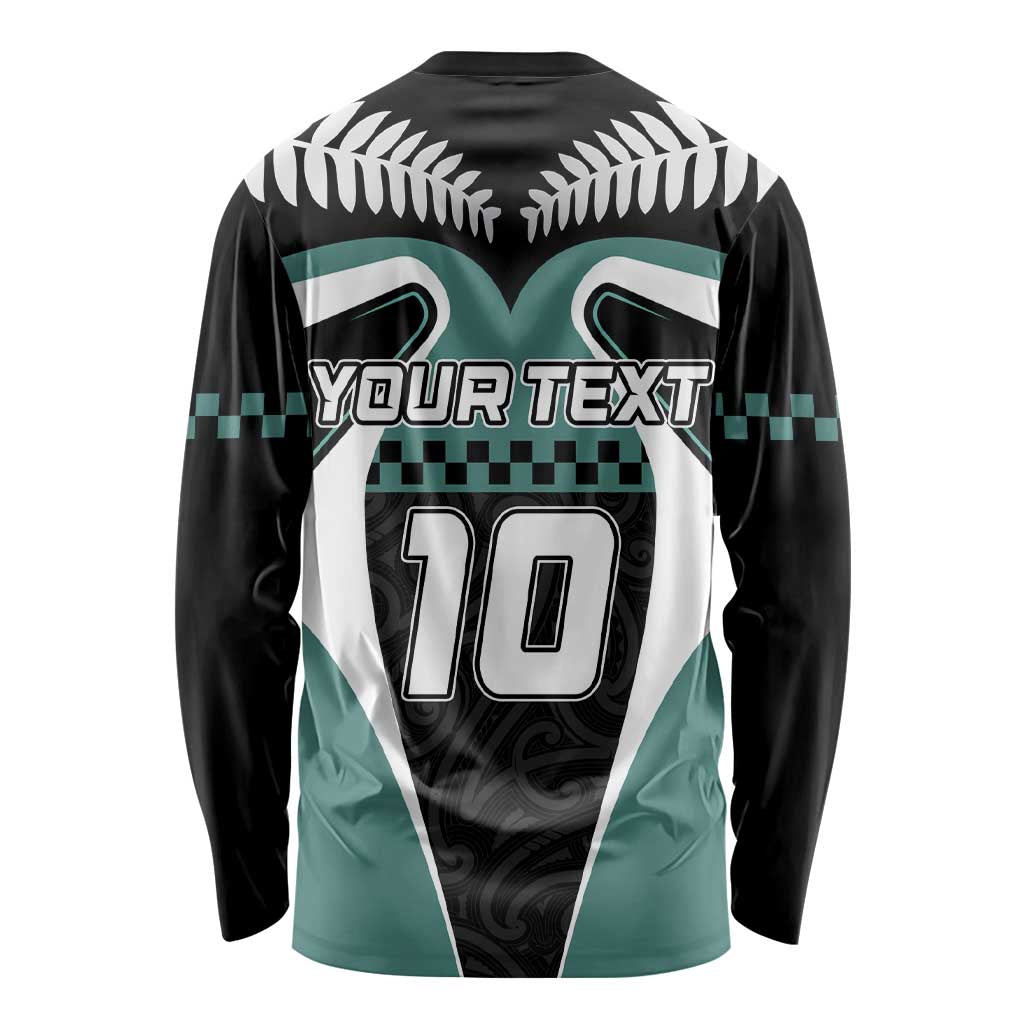 Custom New Zealand Bicycle 2025 Long Sleeve Shirt LT03 - Polynesian Pride