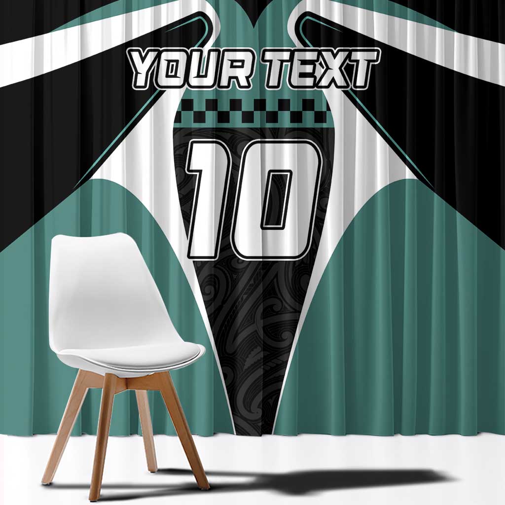 Custom New Zealand Bicycle 2025 Window Curtain